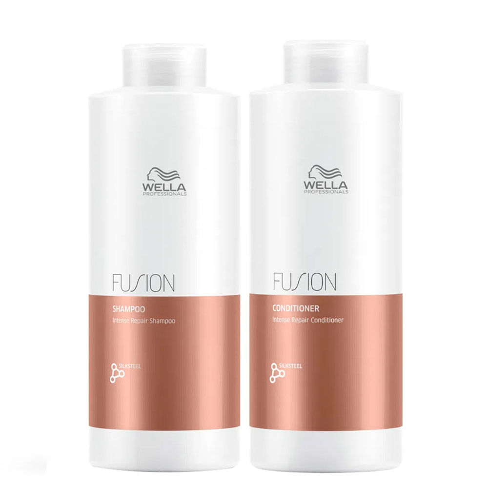 Kit Wella Professionals Fusion - Shampoo 1000 ml + Condicionador 1000 ml