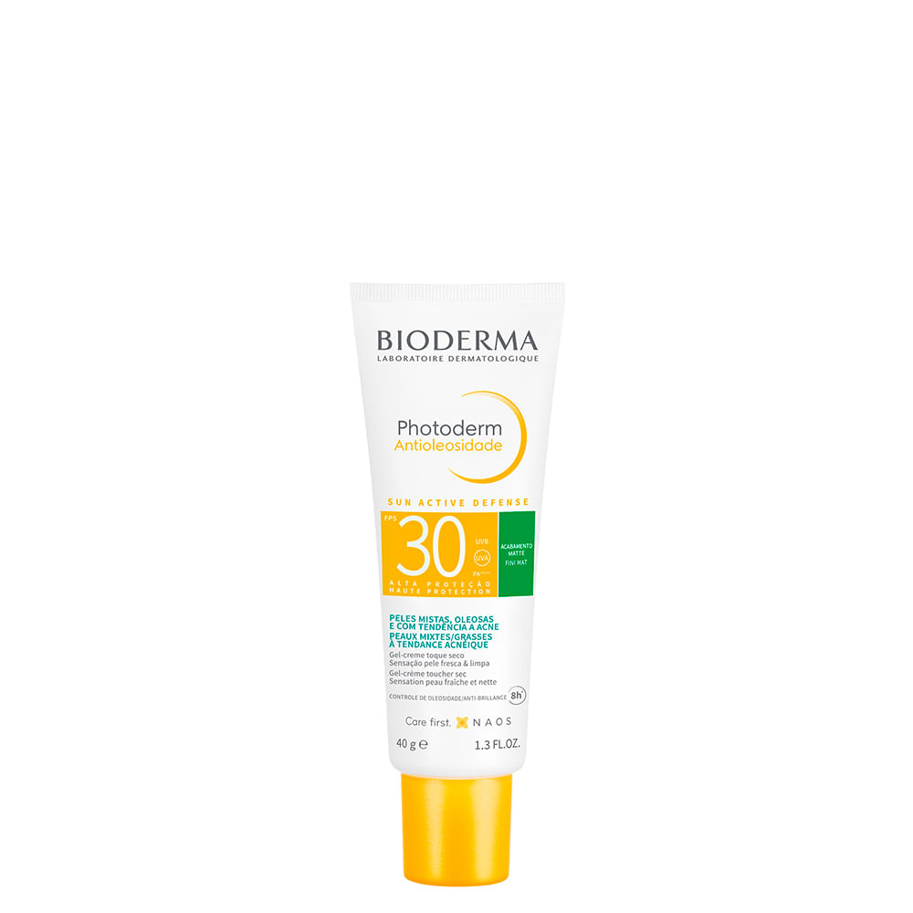 Protetor Solar Facial Bioderma Photoderm Antioleosidade FPS 30 40 g
